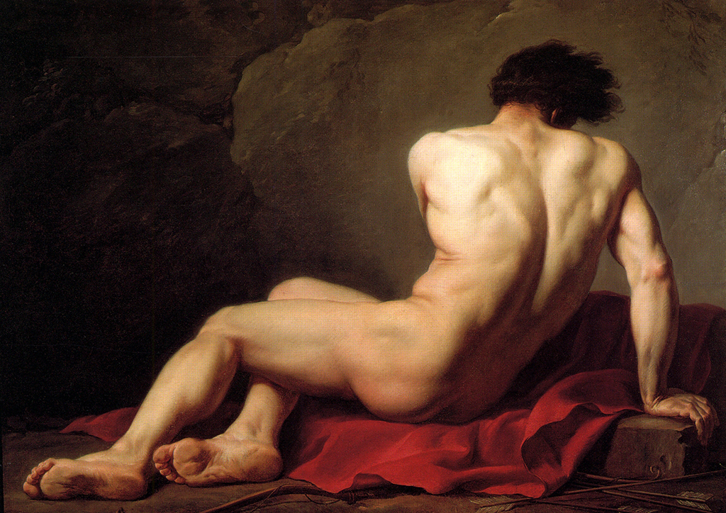 Patroclus in Detail Jacques Louis David